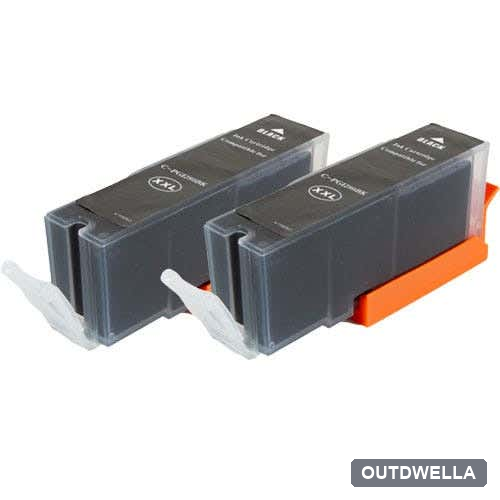 Canon PGI-280XXL Pigment Black (1967C001) Compatible Super High Yield Ink Cartridge Twin Pack