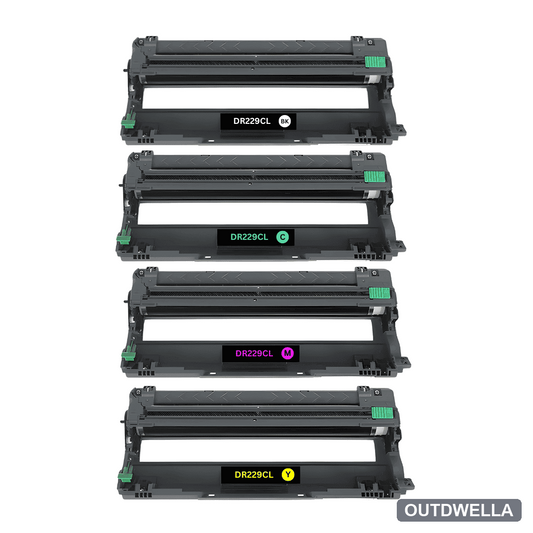 Compatible Brother DR229CL High Yield 4-Pack Combo Drum Unit