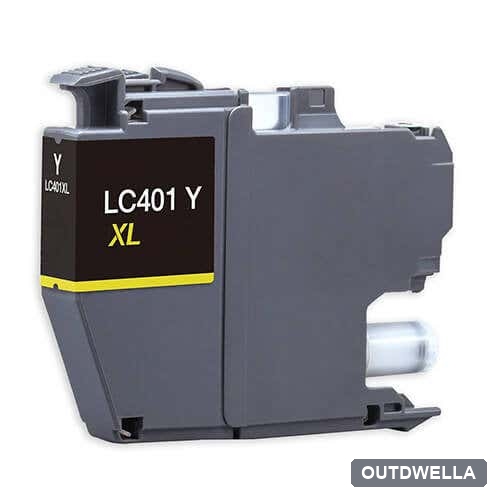 Compatible Brother LC401XLY High Yield Yellow Ink Cartridge