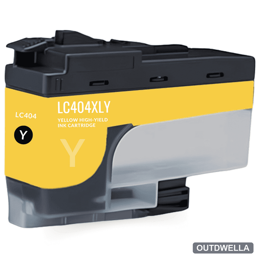 Compatible Brother LC404XLY High Yield Yellow Ink Cartridge