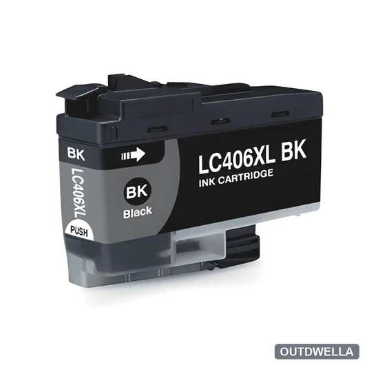 Compatible Brother LC406XLBK High Yield Black Ink Cartridge