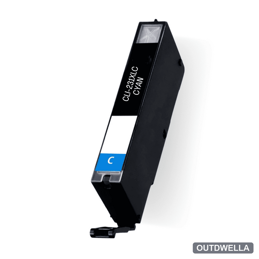 Compatible Canon CLI-231XLC (6675C001) High Yield Cyan Ink Cartridge