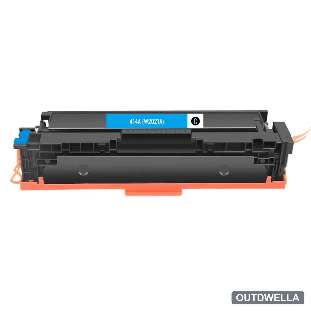 Compatible HP 414A (W2021A) Standard Yield Cyan Toner Cartridge
