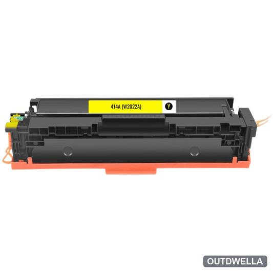Compatible HP 414A (W2022A) Standard Yield Yellow Toner Cartridge