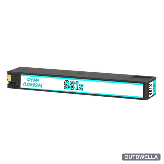 Compatible HP 981X (L0R09A) High Yield Cyan Toner Cartridge