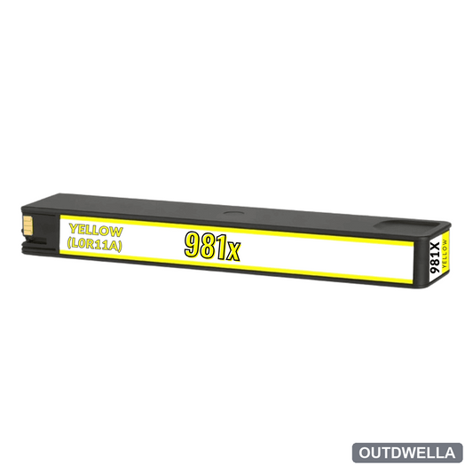 Compatible HP 981X (L0R11A) High Yield Yellow Toner Cartridge