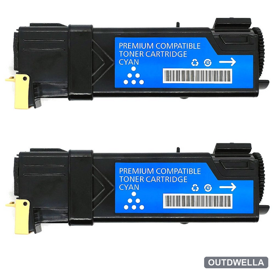 Dell 310-9060 (KU053) Cyan High-Yield Compatible Toner Cartridge Twin Pack