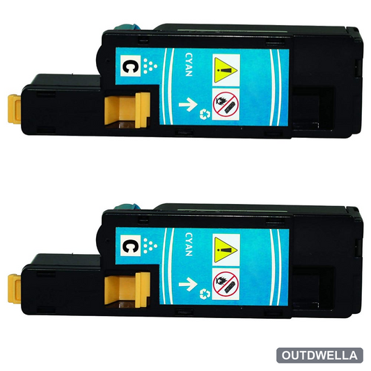 Dell 332-0400 (5R6J0) Cyan Compatible Toner Cartridge Twin Pack