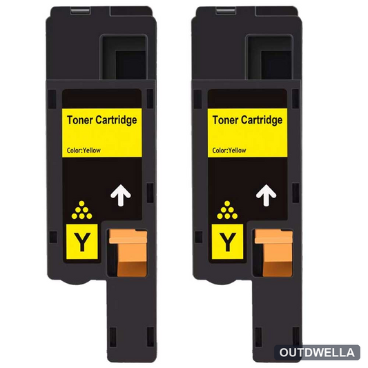Dell 593-BBJW (3581G) Yellow Compatible Toner Cartridge Twin Pack