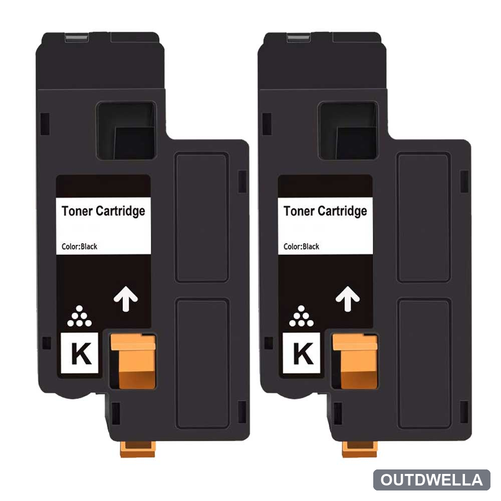 Dell 593-BBJX (DPV4T) Black Compatible Toner Cartridge Twin Pack