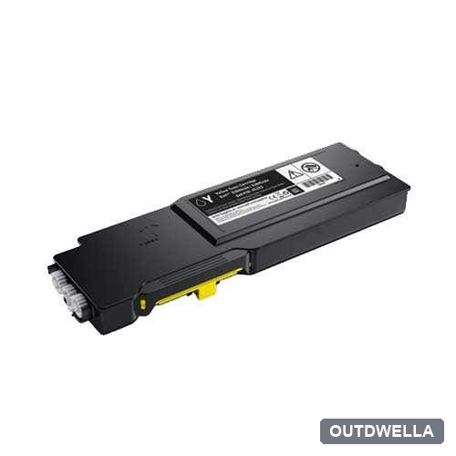 Dell 593-BCBD (XMHGR) Yellow Extra High-Yield Compatible Toner Cartridge