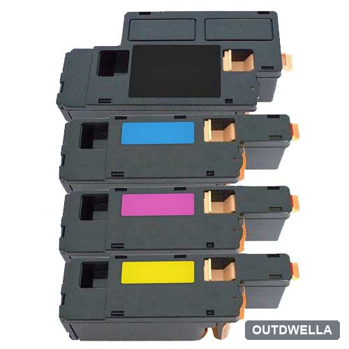 Dell C1660W Compatible Toner Cartridge 4-Pack Combo