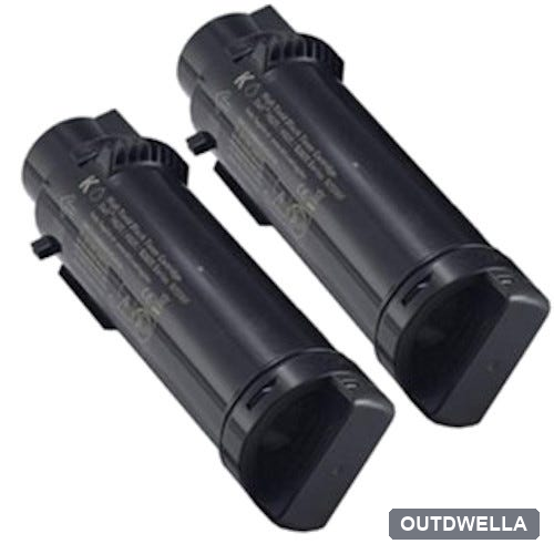 Dell H625 / H825 (N7DWF) Black High-Yield Compatible Toner Cartridge Twin Pack