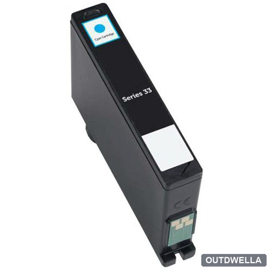 Dell Series 33/34 (331-7378 / 8DNKH) Cyan Extra High-Yield Compatible Ink Cartridge