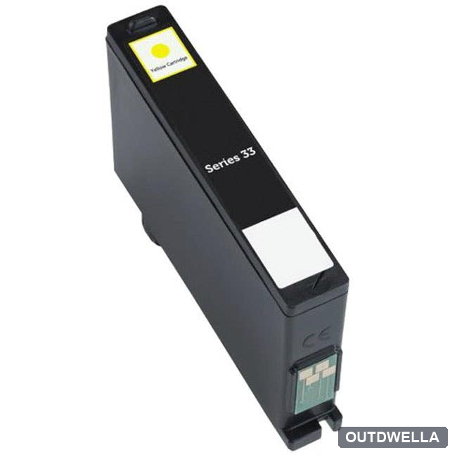 Dell Series 33/34 (331-7380 / GRW63) Yellow Extra High-Yield Compatible Ink Cartridge