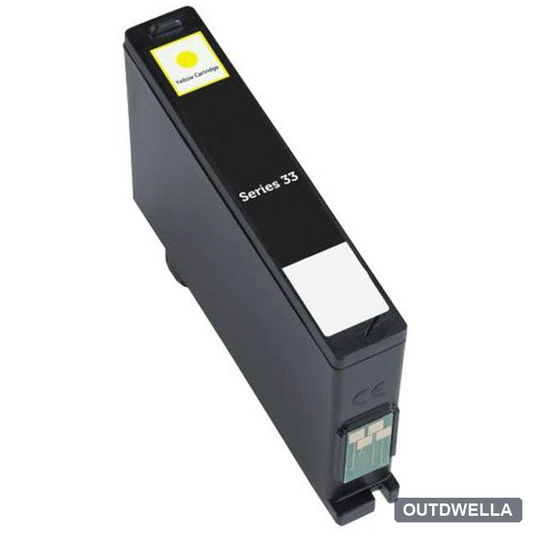 Dell Series 33/34 (331-7380 / GRW63) Yellow Extra High-Yield Compatible Ink Cartridge
