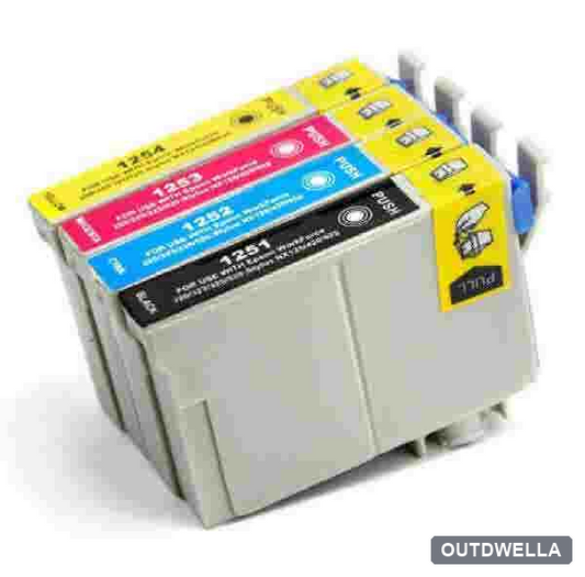 Epson 125 Remanufactured Ink Cartridge 4-Pack Combo