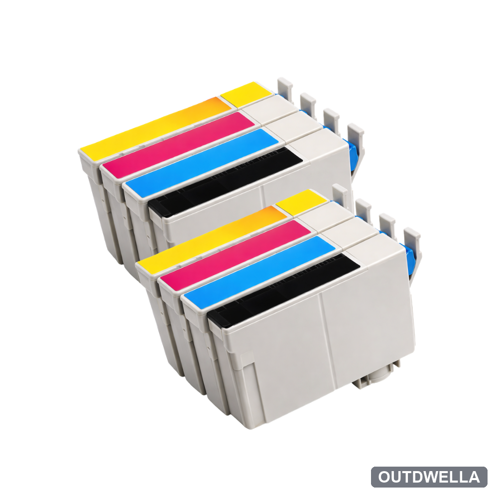 Epson 125 Remanufactured Standard-Yield Ink Cartridge 8-Pack Combo