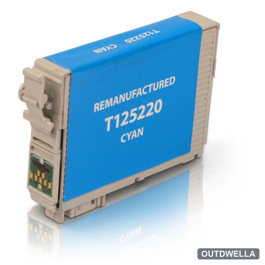 Epson 125 (T125220) Cyan Remanufactured Ink Cartridge