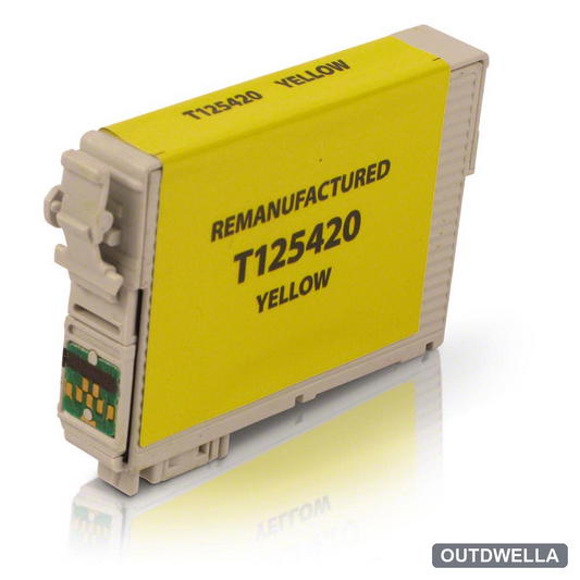 Epson 125 (T125420) Yellow Remanufactured Ink Cartridge