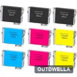 Epson 126 High-Yield Remanufactured Ink Cartridge 9-Pack Combo