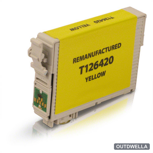 Epson 126 (T126420) Yellow High-Yield Remanufactured Ink Cartridge
