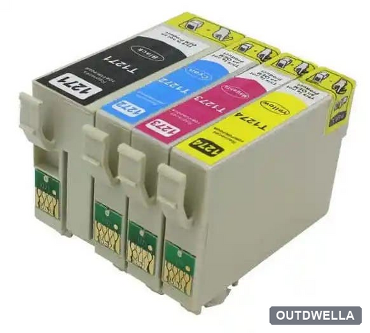 Epson 127 Extra High-Yield Remanufactured Ink Cartridge 4-Pack Combo