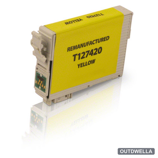 Epson 127 (T127420) Yellow Extra High-Yield Remanufactured Ink Cartridge