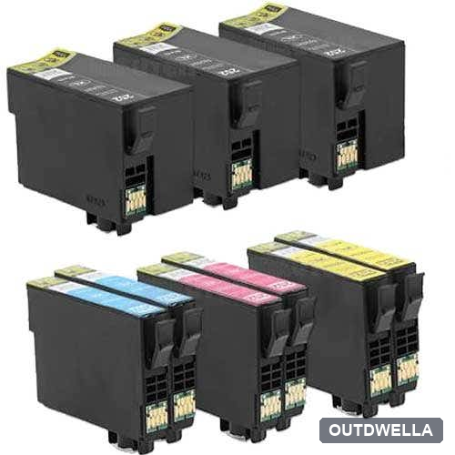 Epson 252XL High-Yield Remanufactured 9-Pack Combo