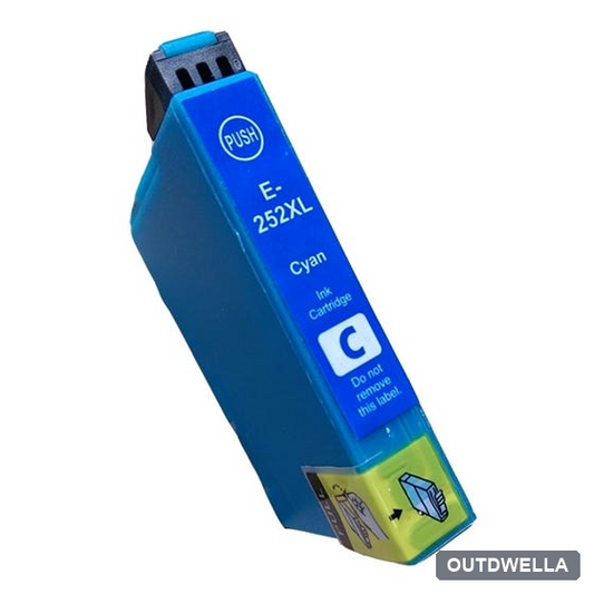 Epson 252XL (T252XL220) Cyan High-Yield Remanufactured Ink Cartridge