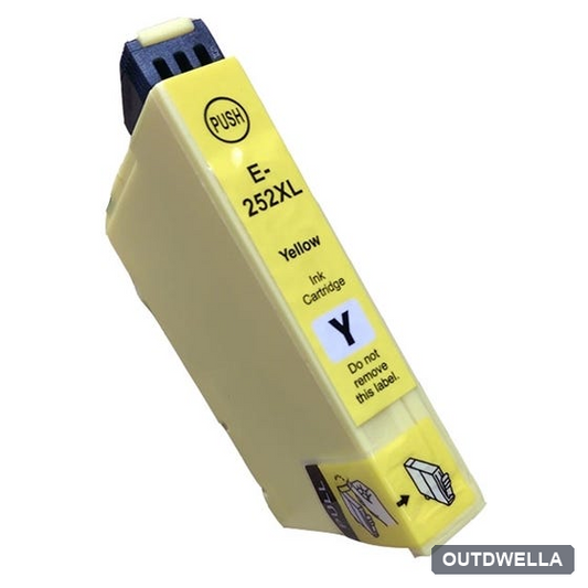 Epson 252XL (T252XL420) Yellow High-Yield Remanufactured Ink Cartridge