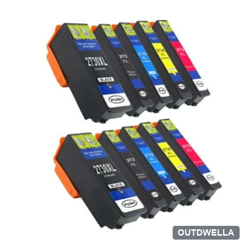 Epson 273XL High-Yield Remanufactured 10-Pack Combo