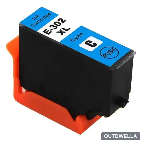Epson 302XL (T302XL220) Cyan High-Yield Remanufactured Ink Cartridge