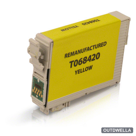 Epson 68 (T068420) Yellow Remanufactured High-Yield Ink Cartridge