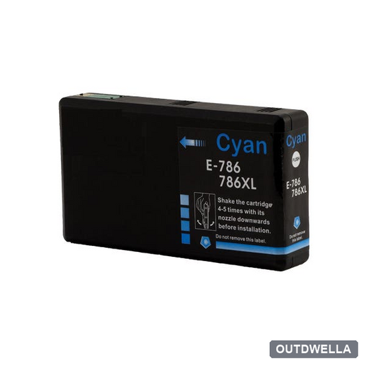 Epson 786XL (T786XL220) Cyan High-Yield Remanufactured Ink Cartridge