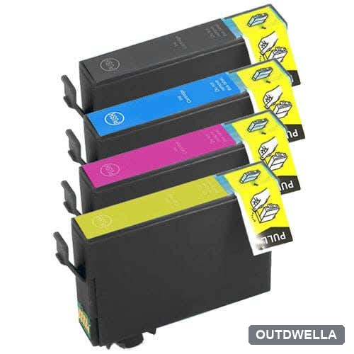 Epson 822XL High Yield Remanufactured Ink Cartridge 4-Pack Combo