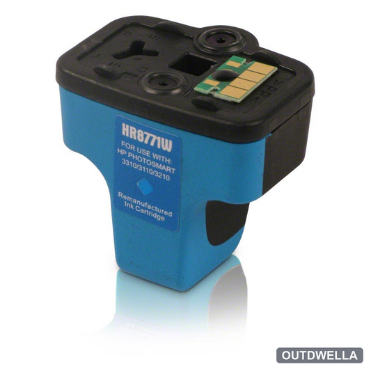 HP 02 (C8771WN) Cyan Remanufactured Ink Cartridge