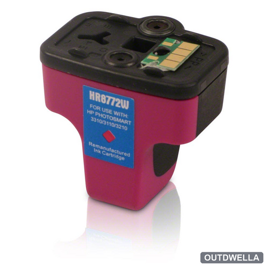 HP 02 (C8772WN) Magenta Remanufactured Ink Cartridge