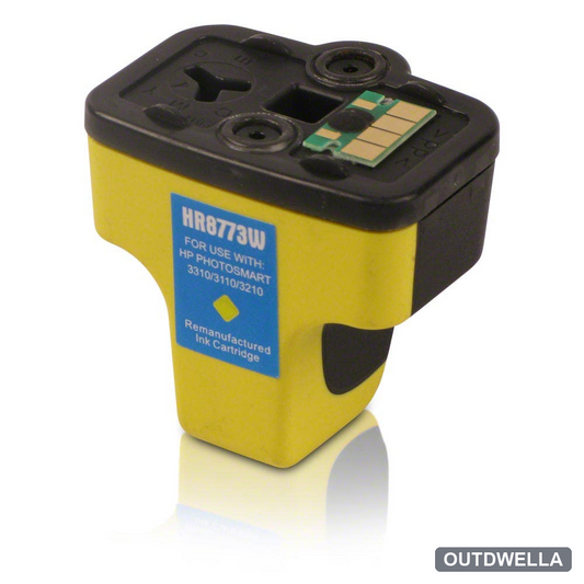 HP 02 (C8773WN) Yellow Remanufactured Ink Cartridge