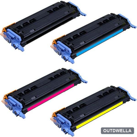 HP 124A Remanufactured Toner Cartridge 4-Pack Combo