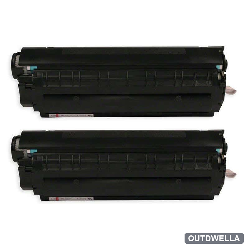 HP 12A Black (Q2612A) Compatible Toner Cartridge Twin Pack