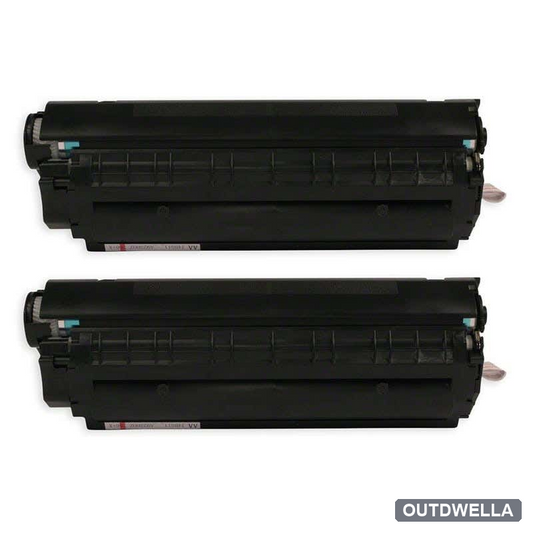 HP 12A Black (Q2612A) Compatible Toner Cartridge Twin Pack