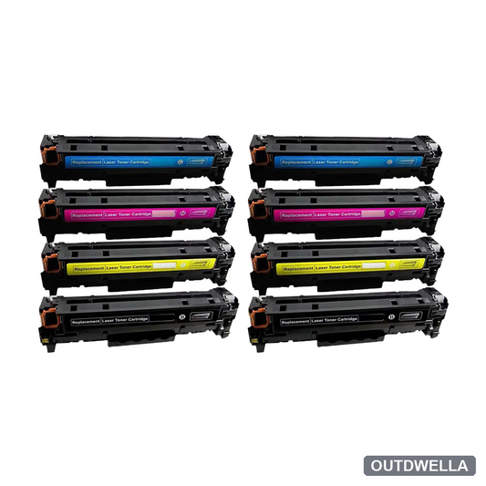 HP 202X Compatible High-Yield Toner Cartridge 8-Pack