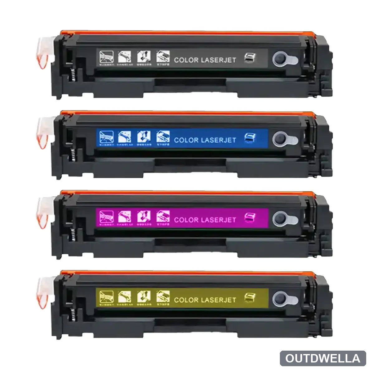 HP 206X Compatible High-Yield Toner Cartridges 4-Pack (With Chip)