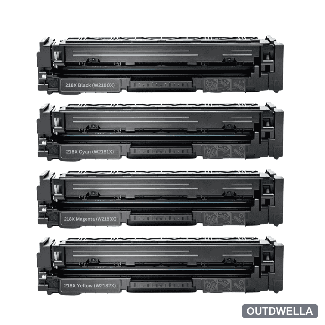 HP 218X Compatible High Yield Toner Cartridge 4-Pack Combo