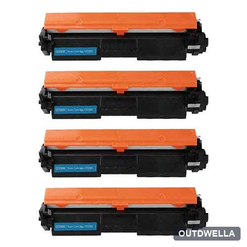 HP 30X (CF230X) Black Compatible High Yield Toner Cartridge 4-Pack