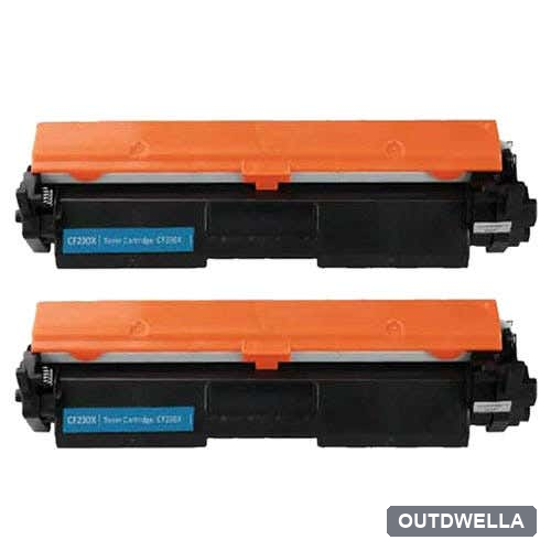 HP 30X (CF230X) Black Compatible High Yield Toner Cartridge Twin Pack