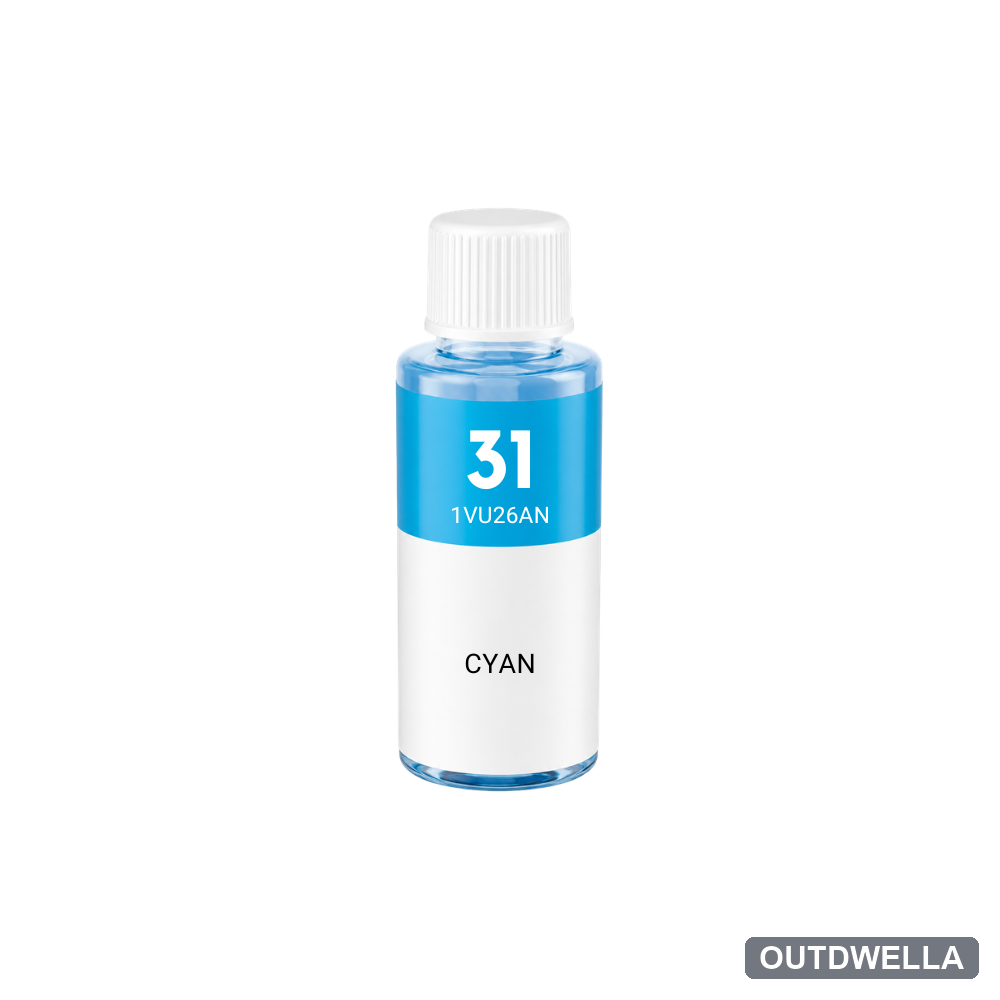 HP 31 (1VU26AN) Cyan Standard Yield Compatible Ink Bottle