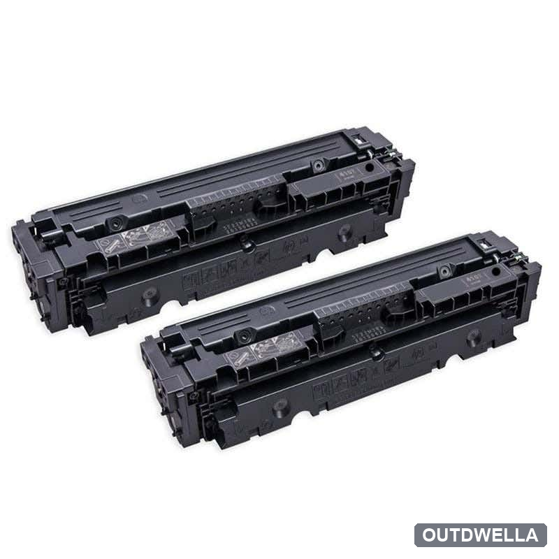 HP 410X (CF410X) Black Compatible High-Yield Toner Cartridge Twin Pack