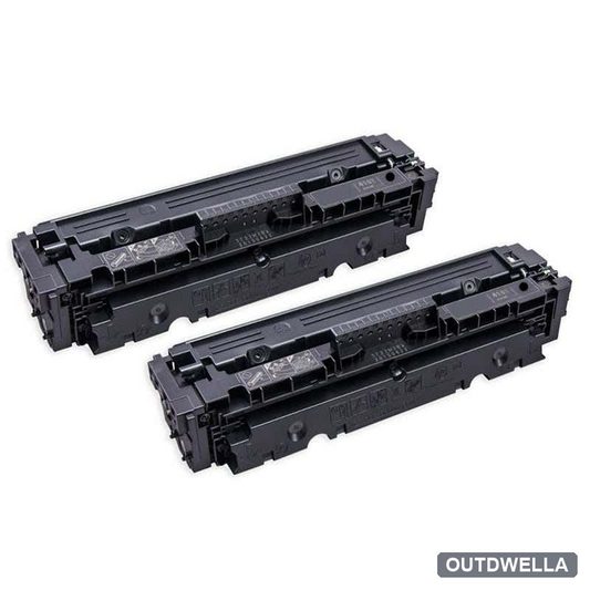 HP 410X (CF410X) Black Compatible High-Yield Toner Cartridge Twin Pack